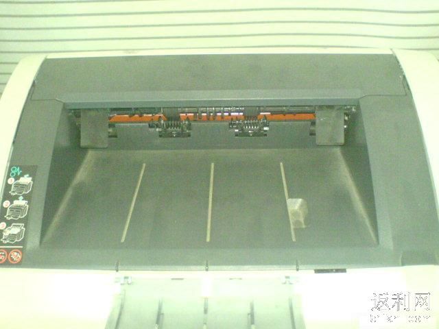 激光打印机,打印时一部分地方打不出字来,这是